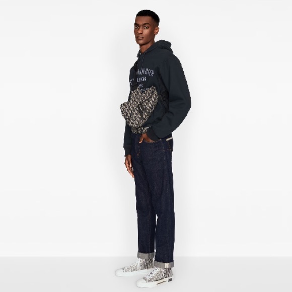 Dior Essentials SADDLE Bumbag Beige and Black Dior Oblique Jacquard - Picture 8 of 17